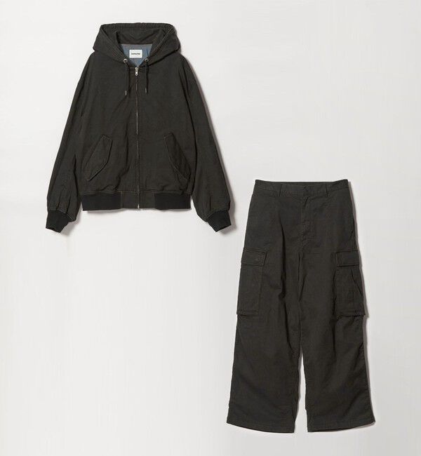 MONKEY TIME「ピグメント プリント ジップ フード ジャケット -セットアップ対応-」|その他|