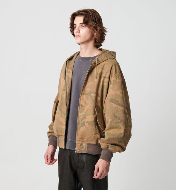 MONKEY TIME「ピグメント プリント ジップ フード ジャケット -セットアップ対応-」|その他|