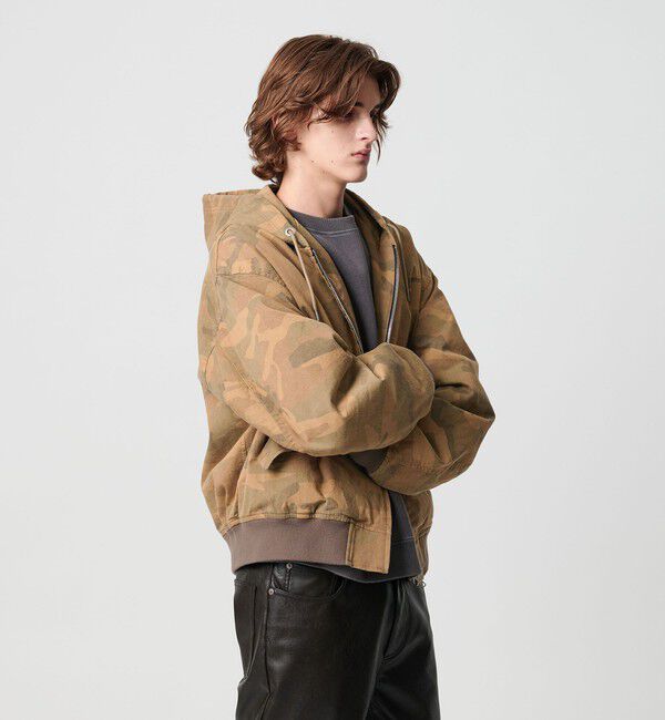 MONKEY TIME「ピグメント プリント ジップ フード ジャケット -セットアップ対応-」|その他|