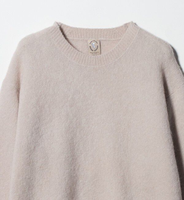 BEAUTY&YOUTH UNITED ARROWS「エアシャギー アルパカ クルーネック ニット」|ニット・セーター|