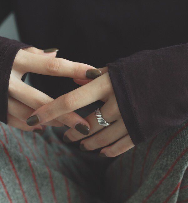 BEAUTY&YOUTH UNITED ARROWS「＜MIZUKI HANAYAMA&times;by Preek＞ツイスト リング」|リング|SILVER