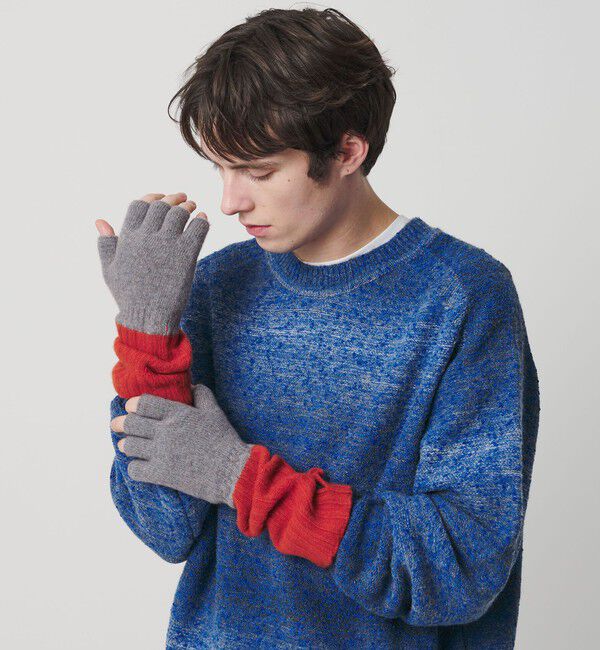 BEAUTY&YOUTH UNITED ARROWS「＜SANTACANA＞フィンガーレス グローブ」|手袋|MD.GRAY