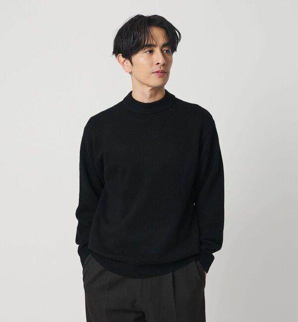 BEAUTY&YOUTH UNITED ARROWS「ウールカシミヤブレンド モックネック ニット」|ニット・セーター|