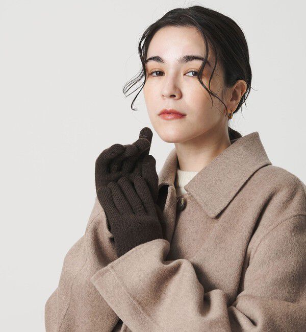 BEAUTY&YOUTH UNITED ARROWS「ウールカシミヤ スリット グローブ」|手袋|