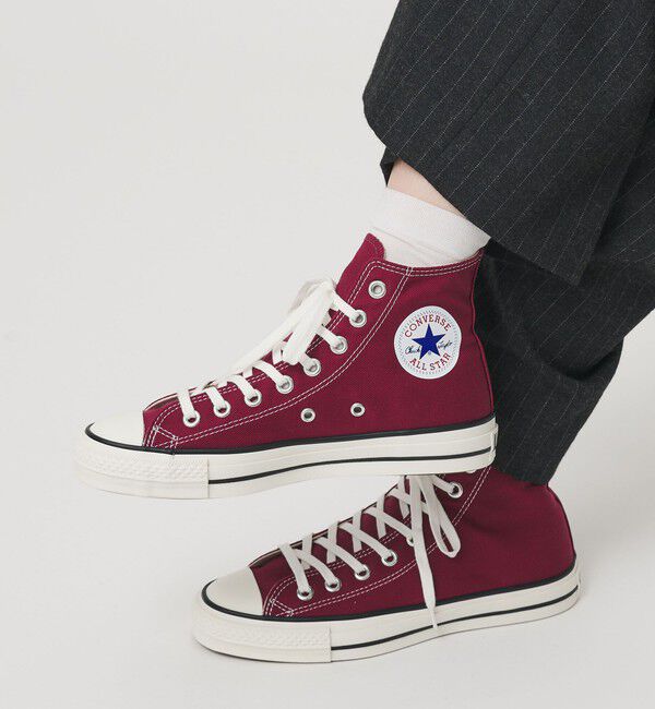 BEAUTY&YOUTH UNITED ARROWS「＜CONVERSE＞ALL STAR HI MADE IN JAPAN ワイン/スニーカー」|スニーカー|WINE