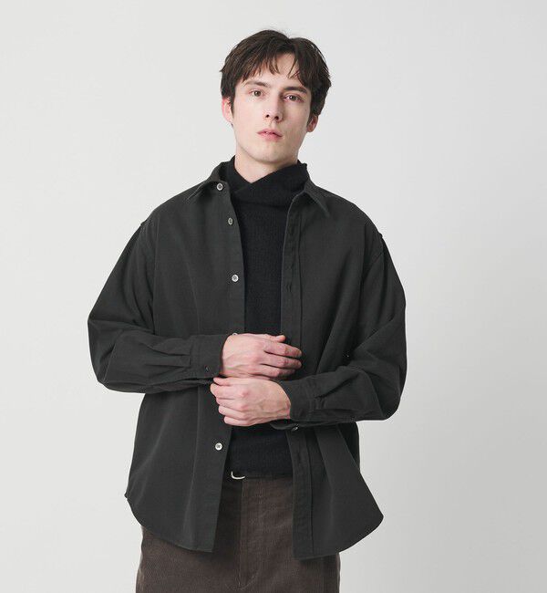 BEAUTY&YOUTH UNITED ARROWS「ダブルブラッシュ コットン レギュラーシャツ FORM型」|シャツ・ブラウス|DK.GREEN