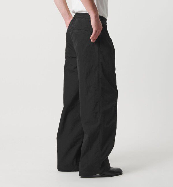 MONKEY TIME「バックブラッシュド タフタ イージー パンツ」|チノ|