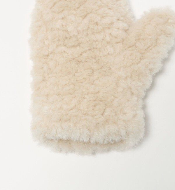 BEAUTY&YOUTH UNITED ARROWS「ストリング ボア ミトン」|手袋|