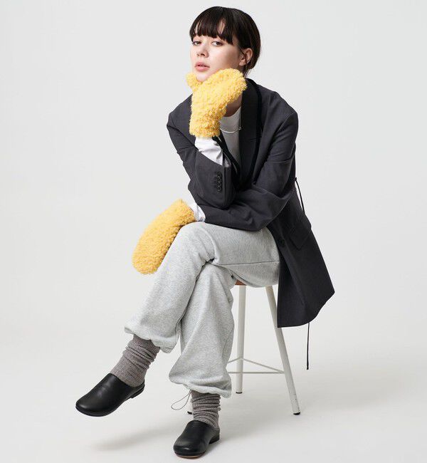 BEAUTY&YOUTH UNITED ARROWS「ストリング ボア ミトン」|手袋|