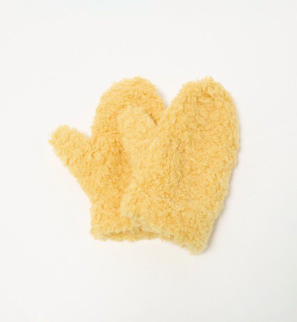 BEAUTY&YOUTH UNITED ARROWS「ストリング ボア ミトン」|手袋|