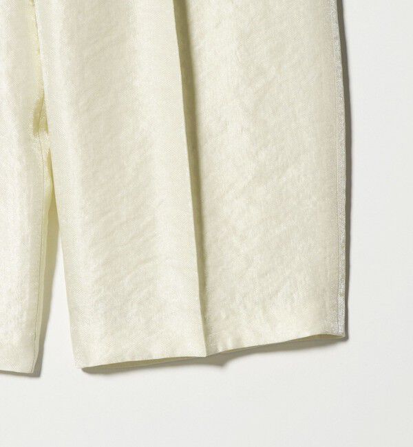 BEAUTY&YOUTH UNITED ARROWS「レーヨンブレンド グロス カーブパンツ」|チノ|