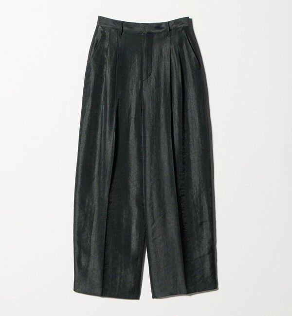 BEAUTY&YOUTH UNITED ARROWS「レーヨンブレンド グロス カーブパンツ」|チノ|