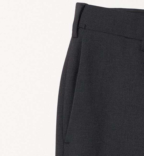 BEAUTY&YOUTH UNITED ARROWS「ピンヘッド ポリエステル ノープリーツ スリム パンツ NO.1 セットアップ対応可能」|チノ|