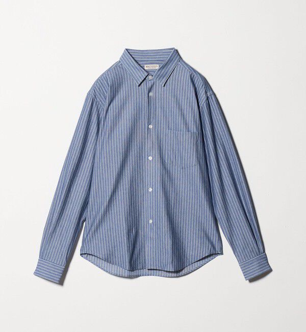 BEAUTY&YOUTH UNITED ARROWS「クイック ストレッチ ストライプ レギュラー シャツ SLIM型 吸水速乾機能付き」|シャツ・ブラウス|COBALT