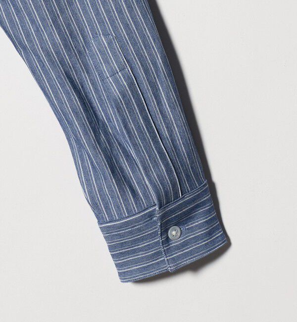 BEAUTY&YOUTH UNITED ARROWS「クイック ストレッチ ストライプ レギュラー シャツ SLIM型 吸水速乾機能付き」|シャツ・ブラウス|