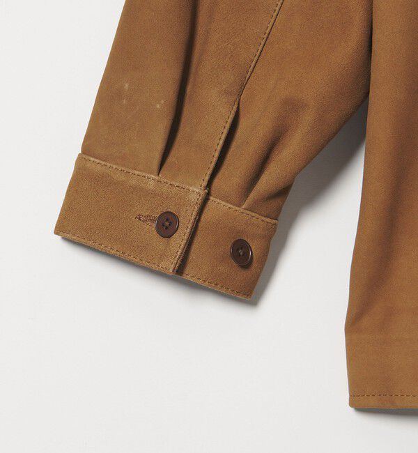 STEVEN ALAN「＜Steven Alan＞ ゴート スエード レザー カバーオール」|ブルゾン・スタジャン|