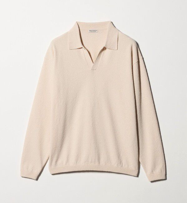 BEAUTY&YOUTH UNITED ARROWS「クリンプ コットン ポロ スキッパー ニット」|ニット・セーター|