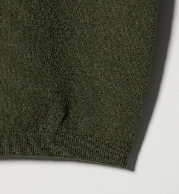 BEAUTY&YOUTH UNITED ARROWS「クリンプ コットン ポロ スキッパー ニット」|ニット・セーター|