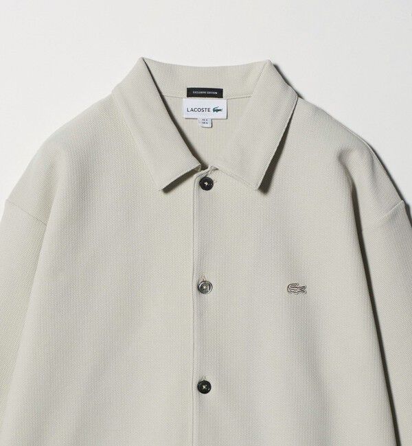 BEAUTY&YOUTH UNITED ARROWS「＜LACOSTE for BEAUTY&YOUTH＞ワントーン シャツ ジャケット」|カーディガン|