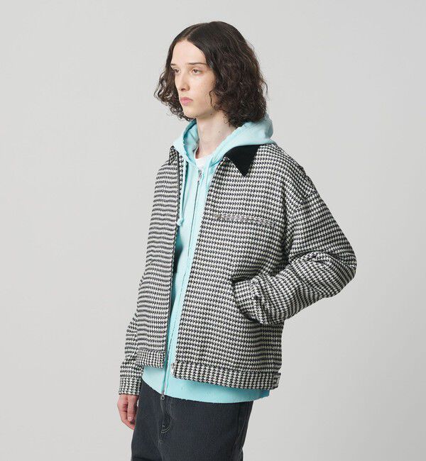 MONKEY TIME「チェック ジップ ワーク ジャケット」|その他|