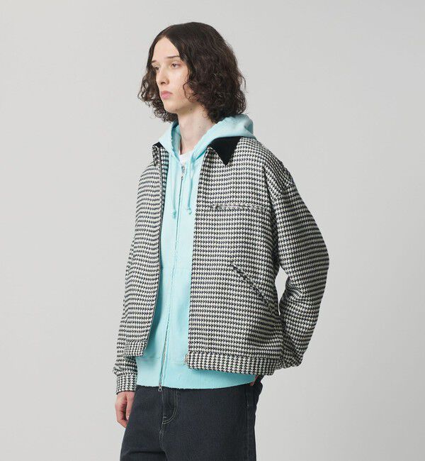 MONKEY TIME「チェック ジップ ワーク ジャケット」|その他|