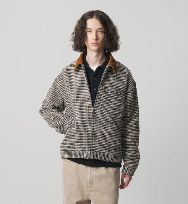MONKEY TIME「チェック ジップ ワーク ジャケット」|その他|