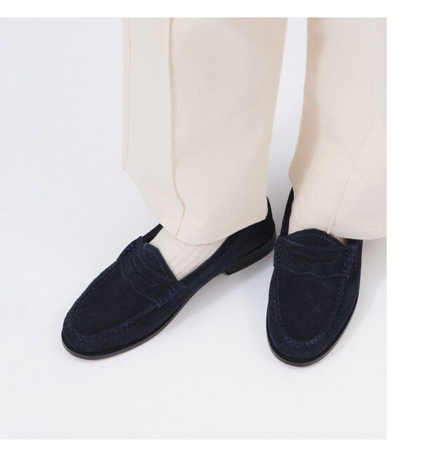 BEAMSBOY「【別注】G.H.Bass / スエード ローファー」|その他|NAVY