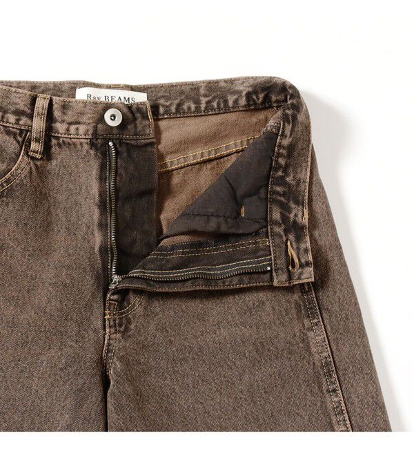Ray BEAMS 「オーバーダイ デニム パンツ」|デニム|