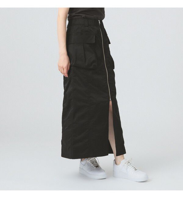 Ray BEAMS 「フロント ジップ カーゴ タイトスカート」|スカート|