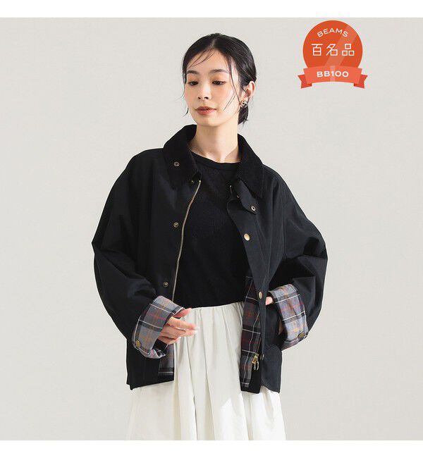Demi-Luxe BEAMS 「【別注】Barbour / TRANSPORT ジャケット」|ブルゾン・スタジャン|BLACK