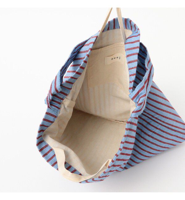 Ray BEAMS 「【WEB限定】beej / ワンショルダー バッグ ストライプ」|トートバッグ|