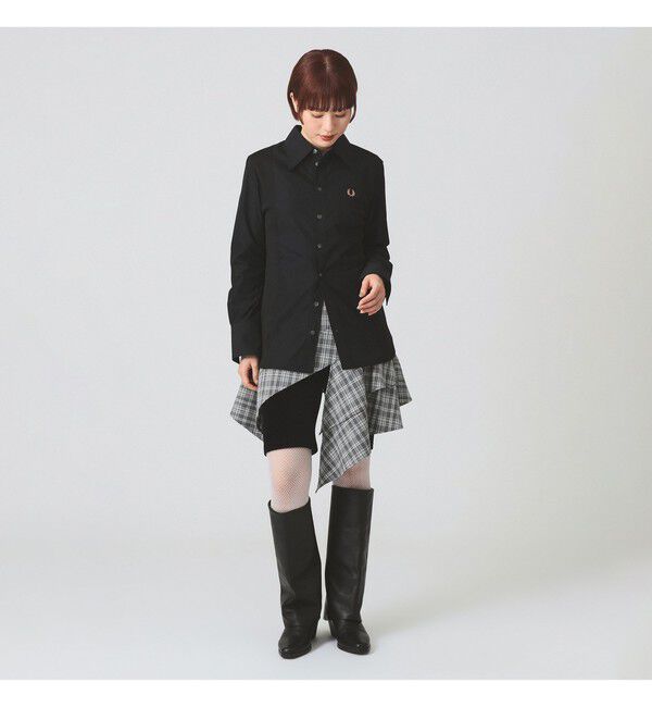 Ray BEAMS 「【別注】FRED PERRY / PANELLED SHIRT」|シャツ・ブラウス|