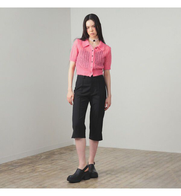 Ray BEAMS 「ストレッチ カプリ パンツ」|チノ|