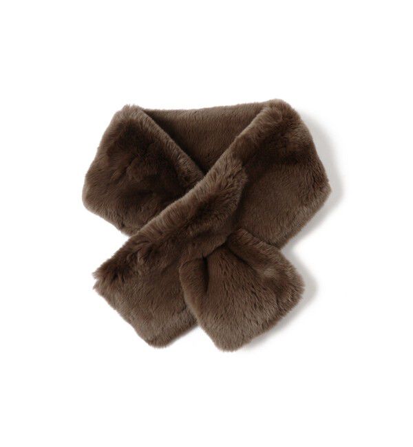 Demi-Luxe BEAMS 「リアル ラビット マフラー」|ストール|