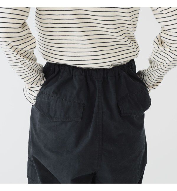 BEAMSBOY「maturely / コットン シルク ジッパー カーゴパンツ」|チノ|