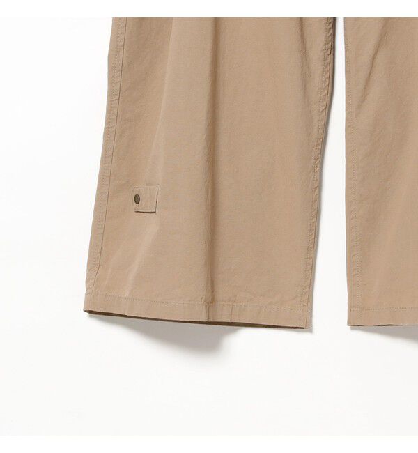 BEAMSBOY「maturely / コットン シルク ジッパー カーゴパンツ」|チノ|