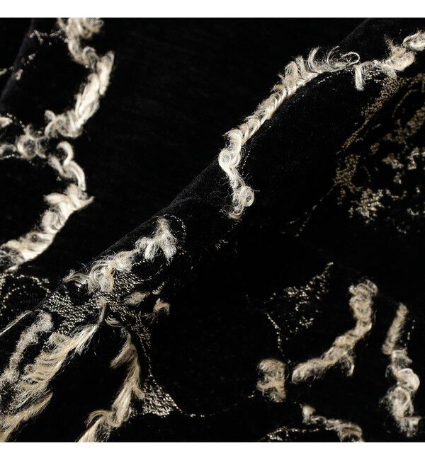 Ray BEAMS 「RBS / ジャカード ベルベット ワンピース」|ワンピース|