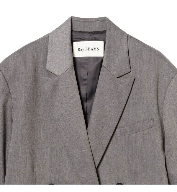 Ray BEAMS 「4ボタン W ビッグ ジャケット」|テーラードジャケット|