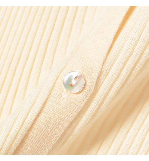 Ray BEAMS 「リブ ポロ カーディガン」|ニット・セーター|