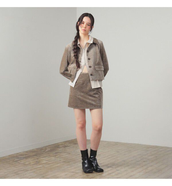 Ray BEAMS 「ストライプ ジップ シャツ」|シャツ・ブラウス|