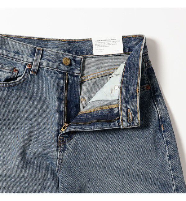 Demi-Luxe BEAMS 「B SIDES / LEROY MID RELAXED BOW デニムパンツ」|デニム|