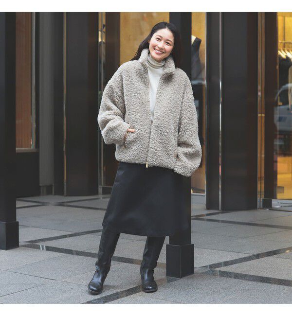 Demi-Luxe BEAMS 「【WEB限定】TATRAS / LUELA ボア ブルゾン」|ブルゾン・スタジャン|