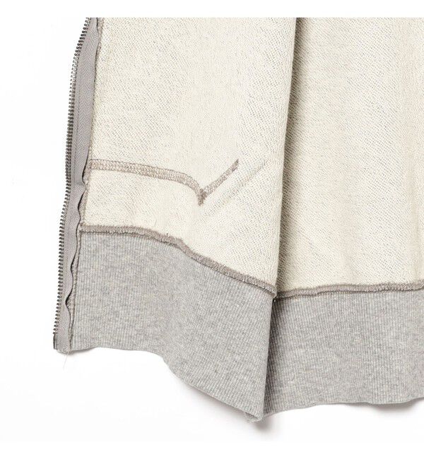 BEAMSBOY「スウェット フルジップ パーカー ノースリーブ」|ベスト・ジレ|