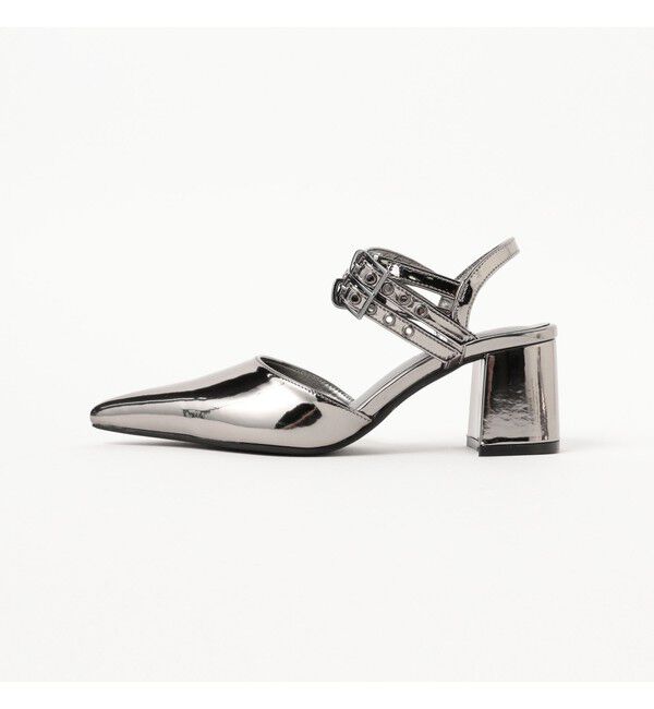 Ray BEAMS 「ダブル ベルト ヒール パンプス」|パンプス|