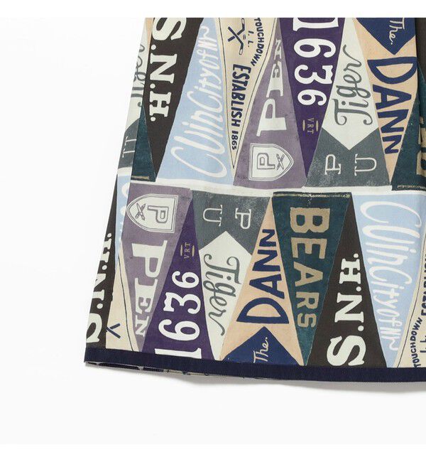 BEAMSBOY「ペナント プリント スカート」|スカート|