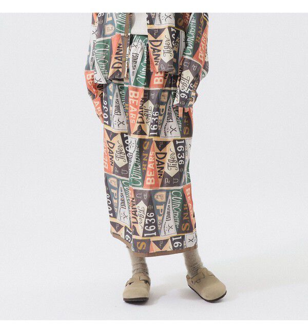 BEAMSBOY「ペナント プリント スカート」|スカート|