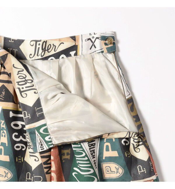 BEAMSBOY「ペナント プリント スカート」|スカート|