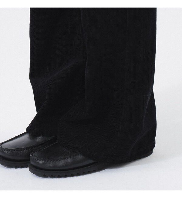 BEAMSBOY「コード フレア パンツ」|チノ|