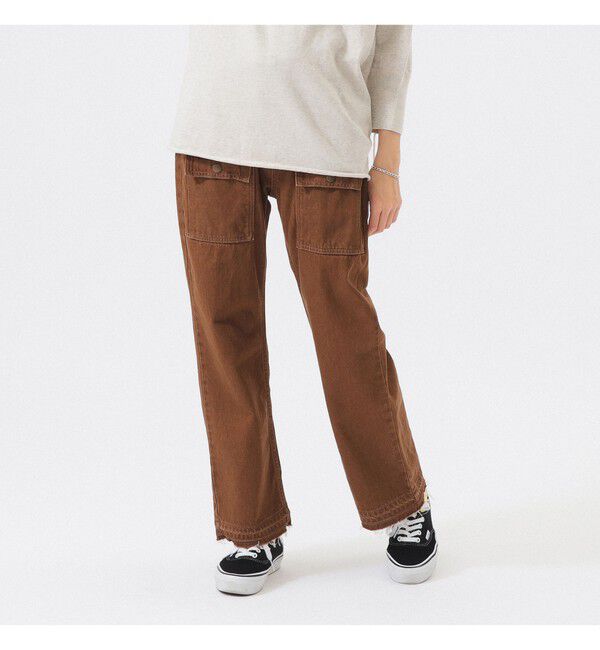 BEAMSBOY「デニム ブッシュ パンツ」|チノ|
