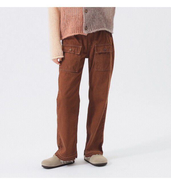 BEAMSBOY「デニム ブッシュ パンツ」|チノ|